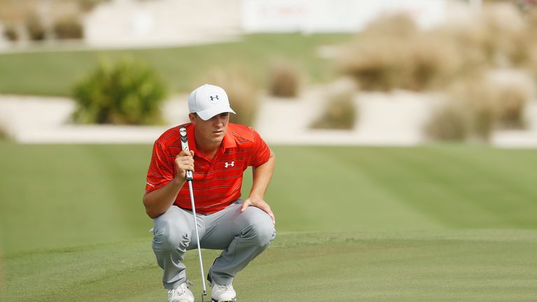 Jordan Spieth heads in to the final round four shots off the pace