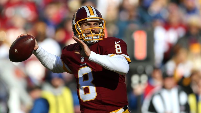 Quarterback Kirk Cousins #8 of the Washington Redskins