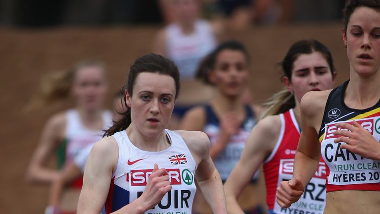  Laura Muir of Great Britain during U23 Women's race