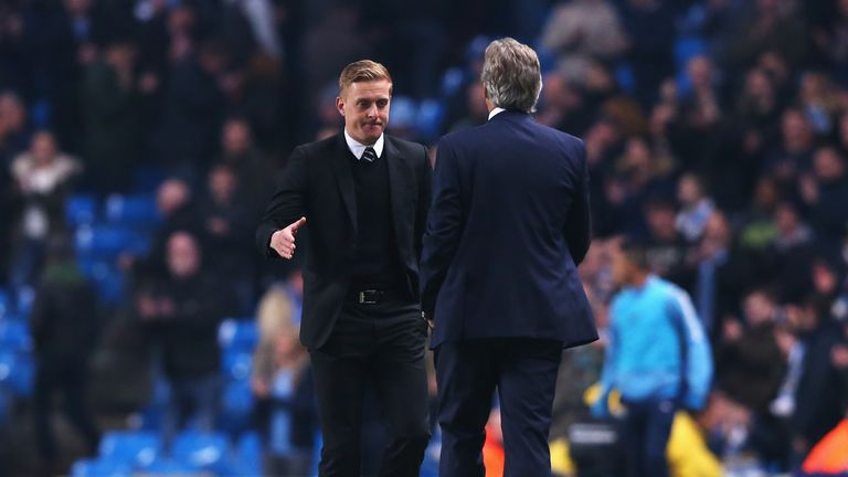 Manuel Pellegrini has criticised Swansea's decision to sack Garry Monk