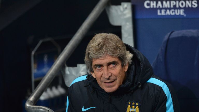 Manchester City's Chilean manager Manuel Pellegrini