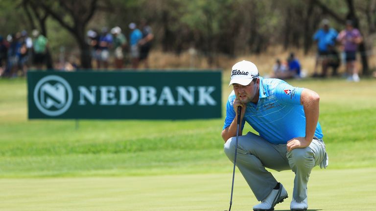 Leishman posted the lowest round of the day in sweltering conditions