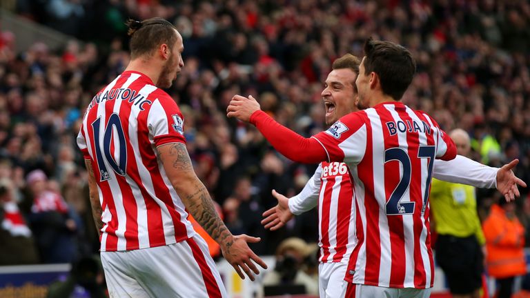 The likes of Arnautovic, Shaqiri and Bojan are treating Stoke fans to some thrilling football