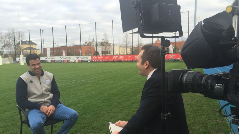 Mike Phillips is grilled by Jamie Weir