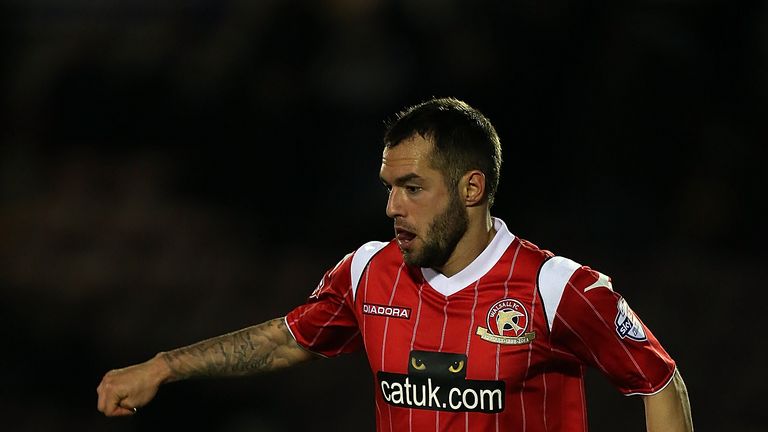 Milan Lalkovic of Walsall in action