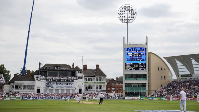Ben Stokes prepares to bowl the millionth delivery