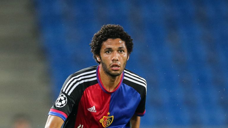 Basel midfielder Mohamed Elneny has been linked with a January move to Arsenal