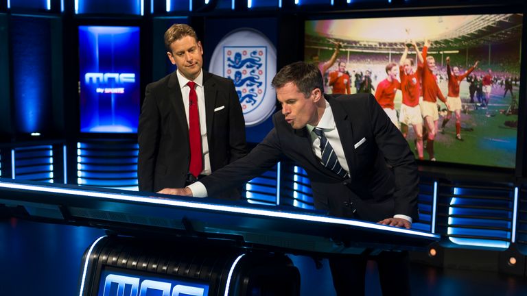 Ed Chamberlin Jamie Carragher 