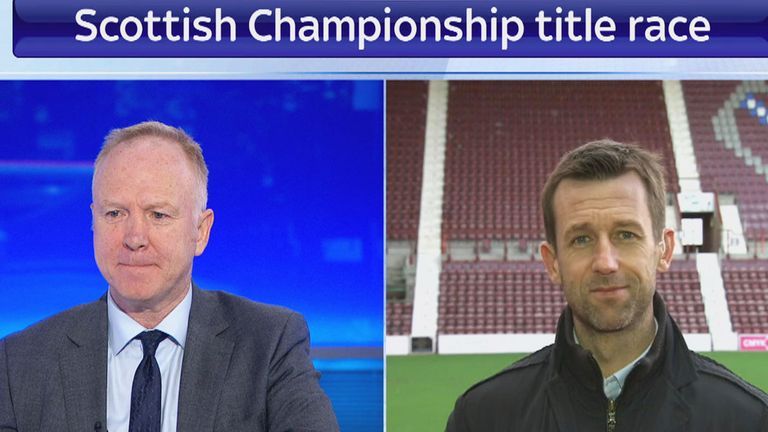 Alex McLeish (l) and Neil McCann say Ibrox showdown could decide destination of the Championship title