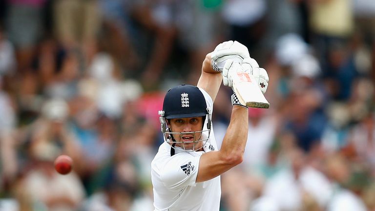 Nick Compton bats during day one of the first Test in Durban