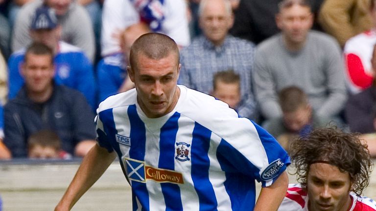 Colin Nish in action for Kilmarnock against Rangers in 2006.