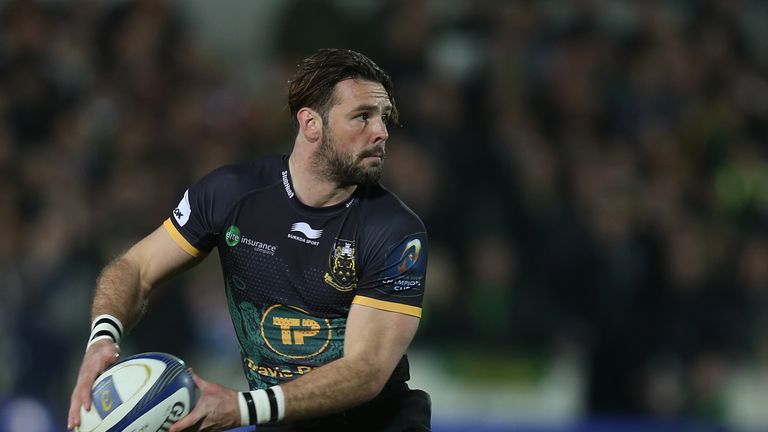 NORTHAMPTON, ENGLAND - DECEMBER 18:  Ben Foden of Northampton Saints in action during the European Rugby Champions Cup match between Northampton Saints and