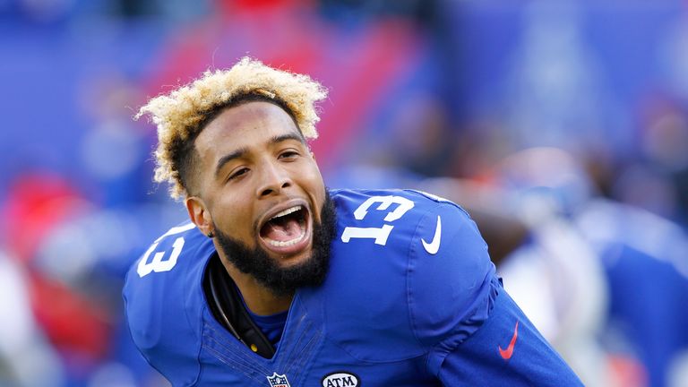 Odell Beckham Jr produced a typically lively display for the Giants