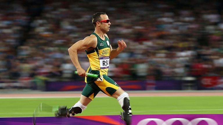 Pistorius competed in the able-bodied Olympics in 2012