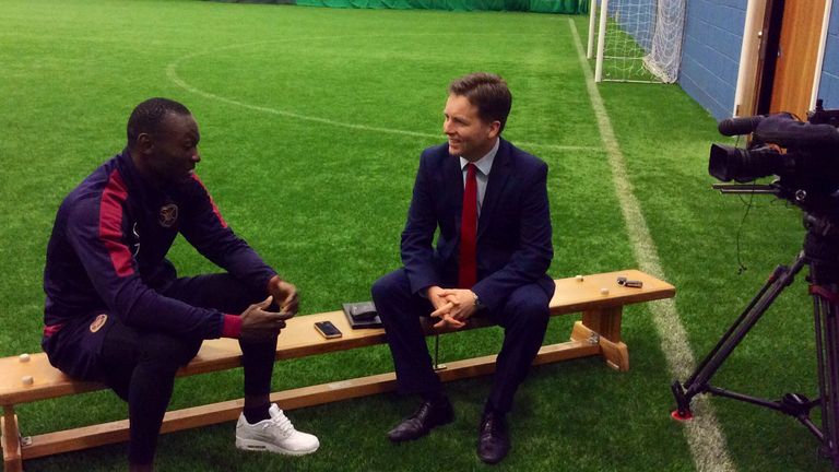 Juwon Oshaniwa talks to Sky Sports' David Tanner