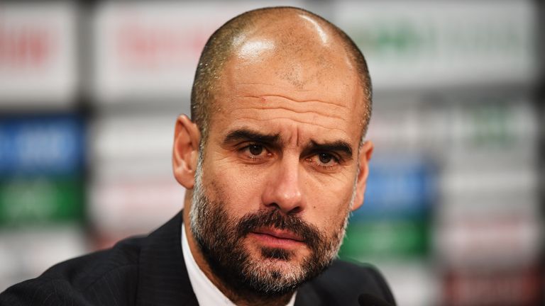 Pep Guardiola speaks after Bayern Munich's 2-1 win over Hannover