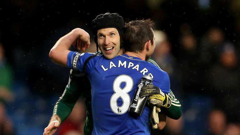 Frank Lampard has fond memories of playing with Cech at Chelsea