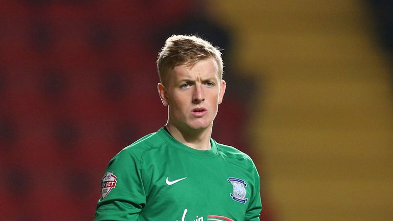 Preston North End goalkeeper Jordan Pickford