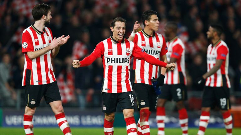 PSV joined Ajax at the top of the Eredivisie table