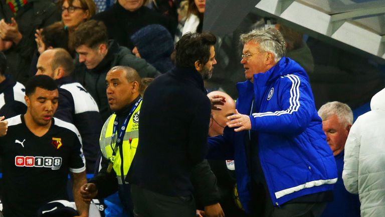 Quique Sanchez Flores enjoyed his duel with Guus Hiddink