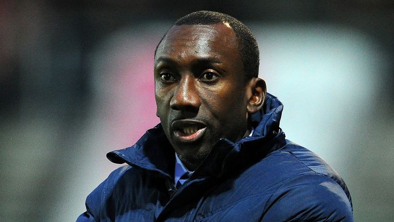  Jimmy-Floyd Hasselbaink, manager of Queens Park Rangers