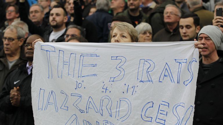 Hazard, Fabregas and Costa singled out by one fan
