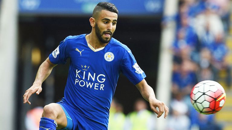 Riyad Mahrez has been on top form this season for Leicester