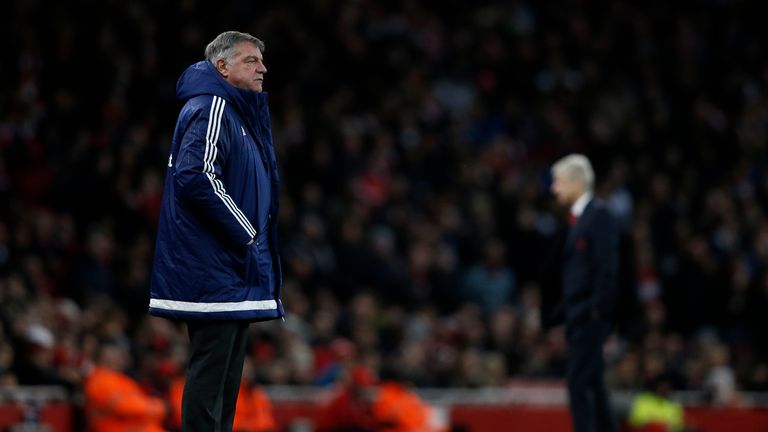 Sam Allardyce's Sunderland were beaten 3-1 at Arsenal after missing several chances