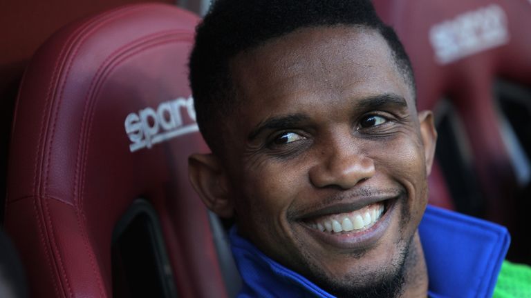 Sampdoria's Cameroonian forward Samuel Eto'o 