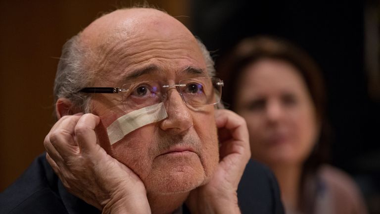 Sepp Blatter produces an interesting performance in Zurich on Tuesday