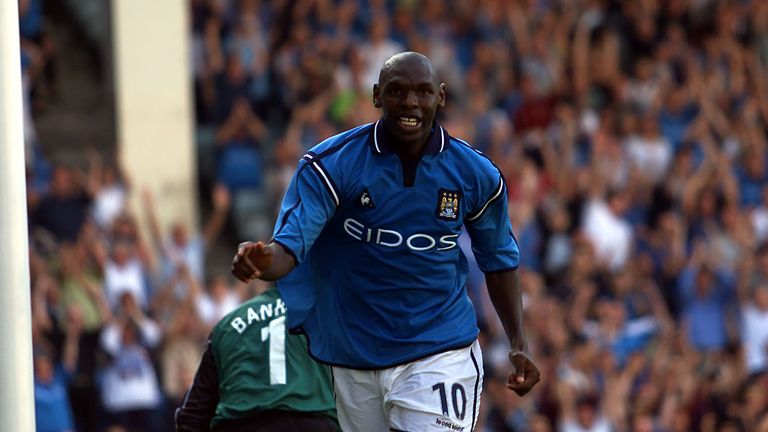 Shaun Goater of Man City