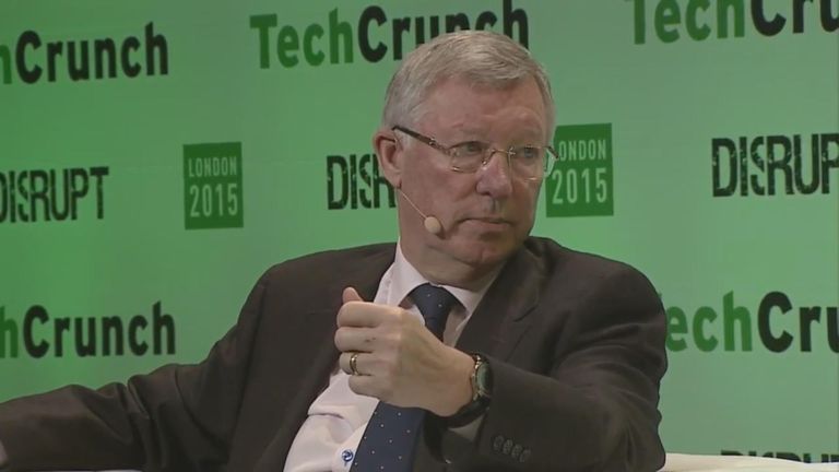 Sir Alex Ferguson, TechCrunch Disrupt London