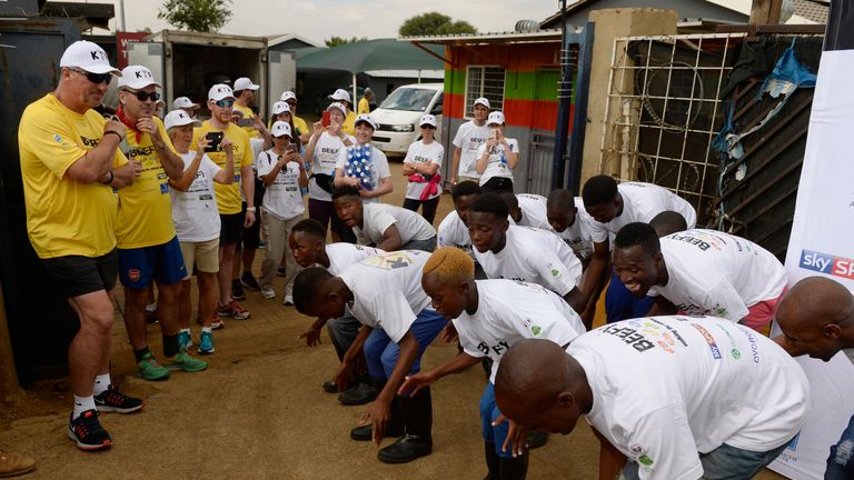 Sir Ian Botham in Soweto