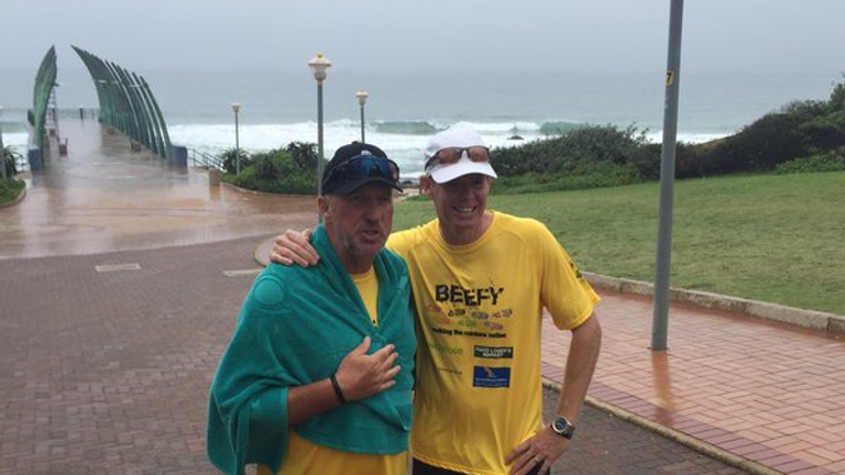 Shaun Pollock and Sir Ian Botham