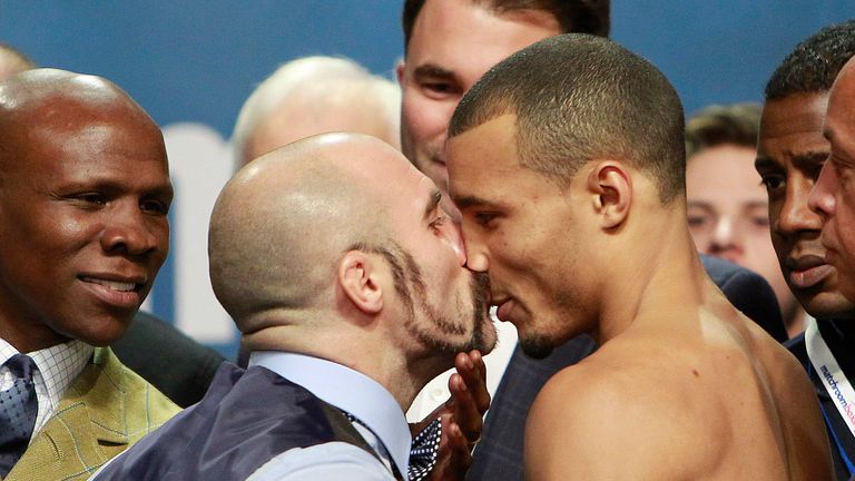 Gary 'Spike' O'Sullivan and Chris Eubank Jr