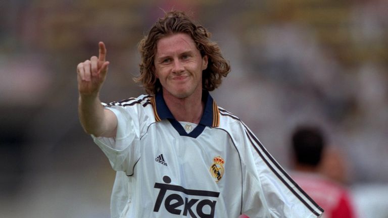 Steve McManaman of Real Madrid 