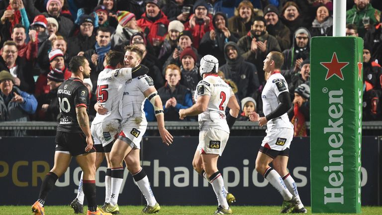 Ulster, remain 10 points behind runaway pool one leaders Saracens, but with a game in hand. 