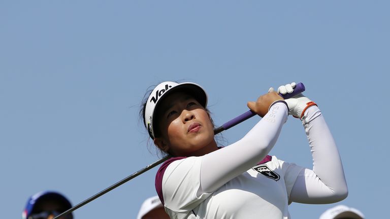 Thidapa Suwannapura won the race for second despite a closing 73