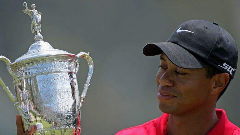 The last of Tiger Woods' major wins came at the 2008 US Open 