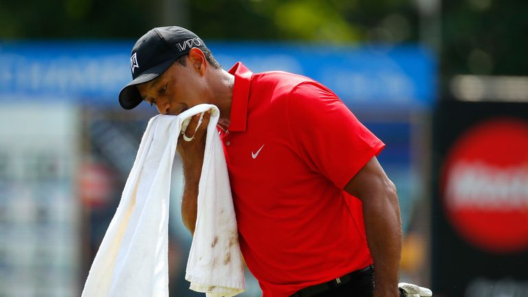 Woods' last appearance came at August's Wyndham Championship