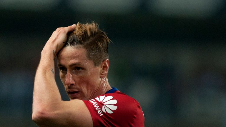 Atletico Madrid's forward Fernando Torres 