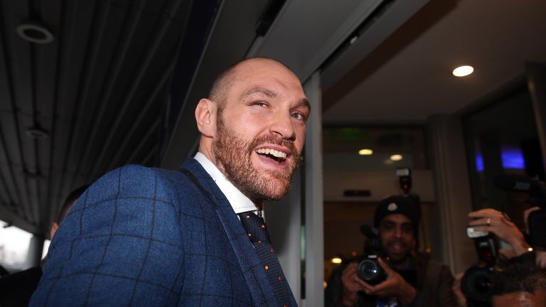 Tyson Fury is open to the possibility of facing MMA fighters