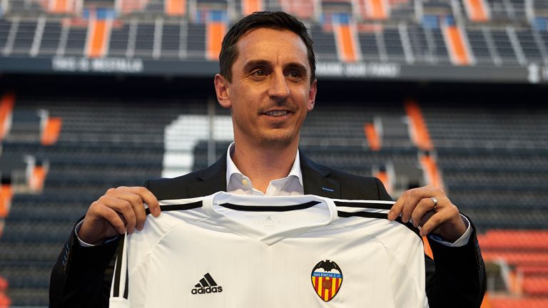 Gary Neville's new side sit ninth in La Liga after 13 games