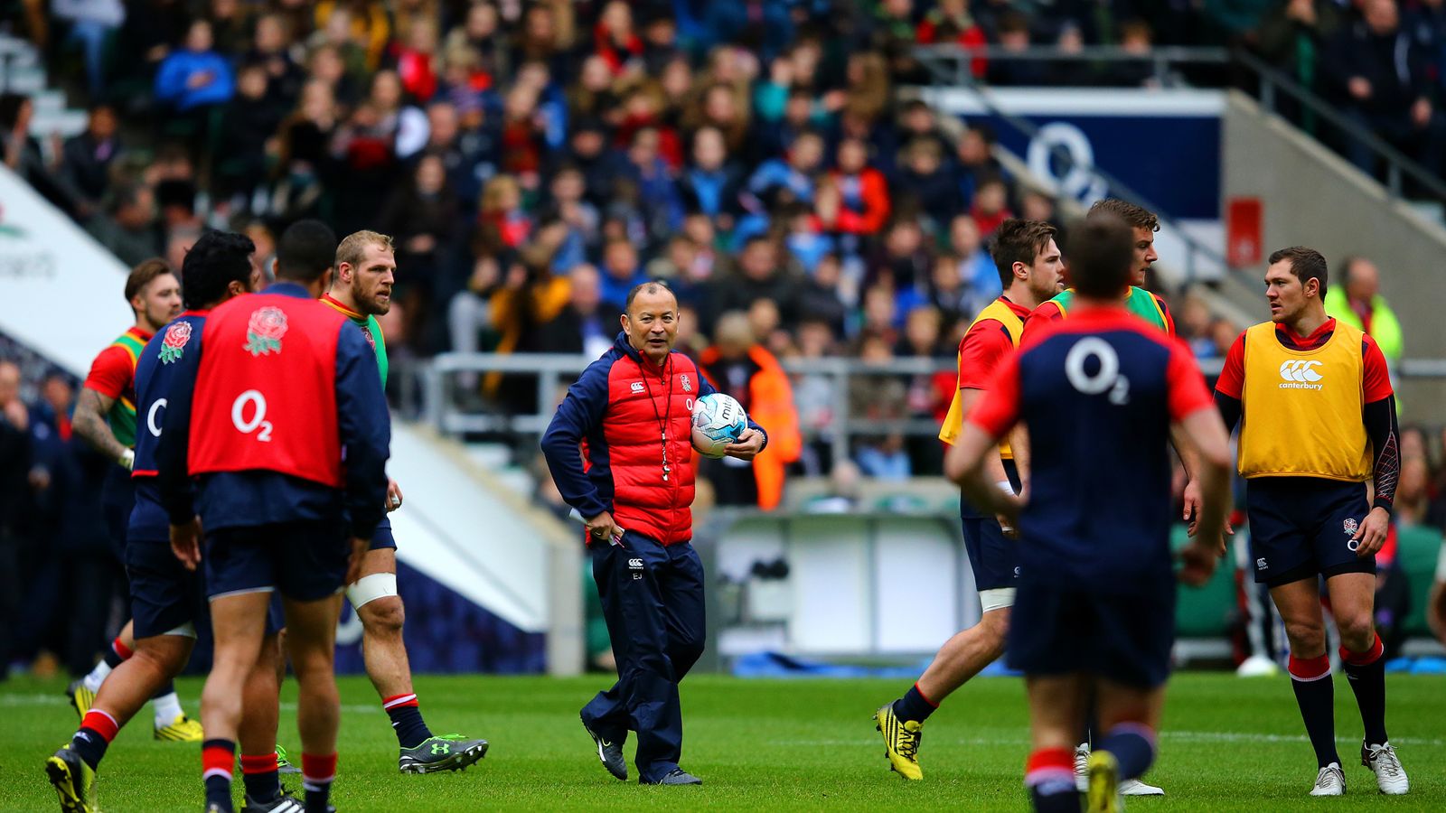 England train at Twickenham watched by 15,000 | Rugby Union News | Sky ...