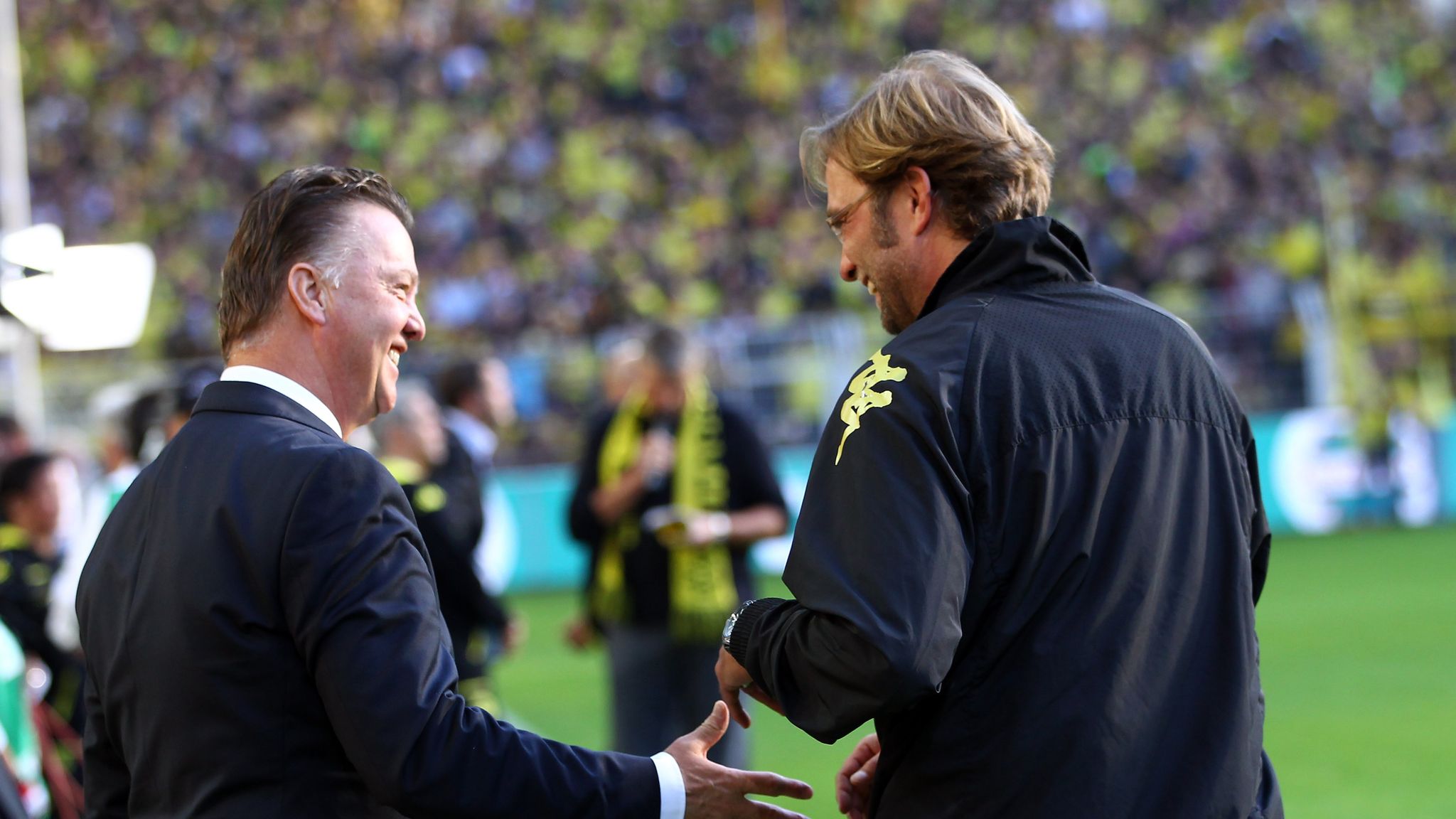 Jurgen Klopp and Louis van Gaal to renew their Bundesliga rivalry ...