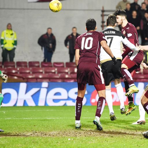 Paterson secures Hearts win