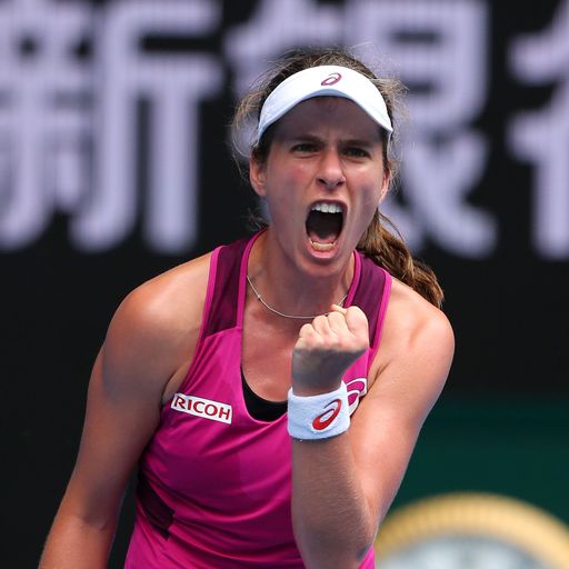 Konta's Grand Slam drive