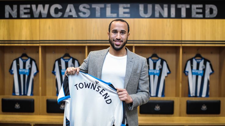 Andros Townsend poses for photographs (GETTY PREMIUM)