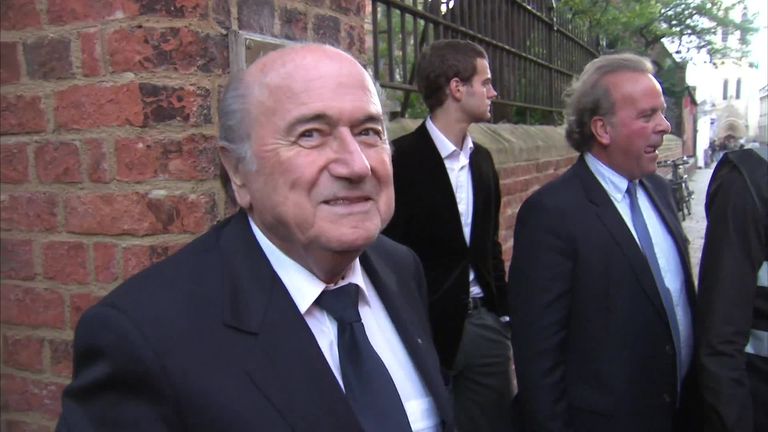 Sepp Blatter received an eight-year ban from football in 2015