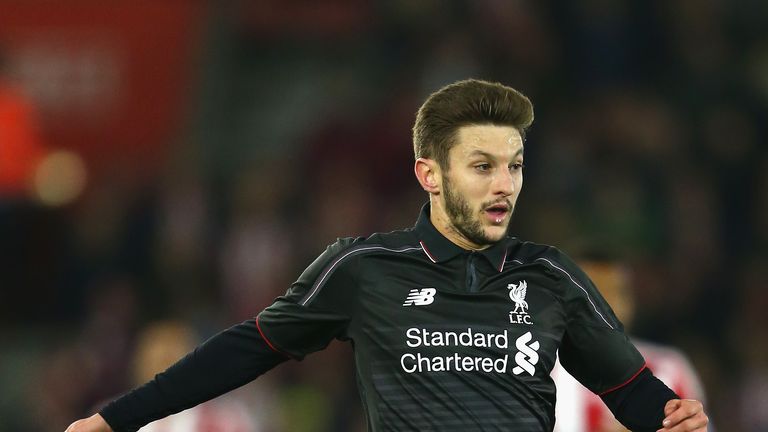 SOUTHAMPTON, ENGLAND - DECEMBER 02: Adam Lallana of Liverpool during the Capital One Cup Quarter Final match between Southampton and Liverpool at St Mary's